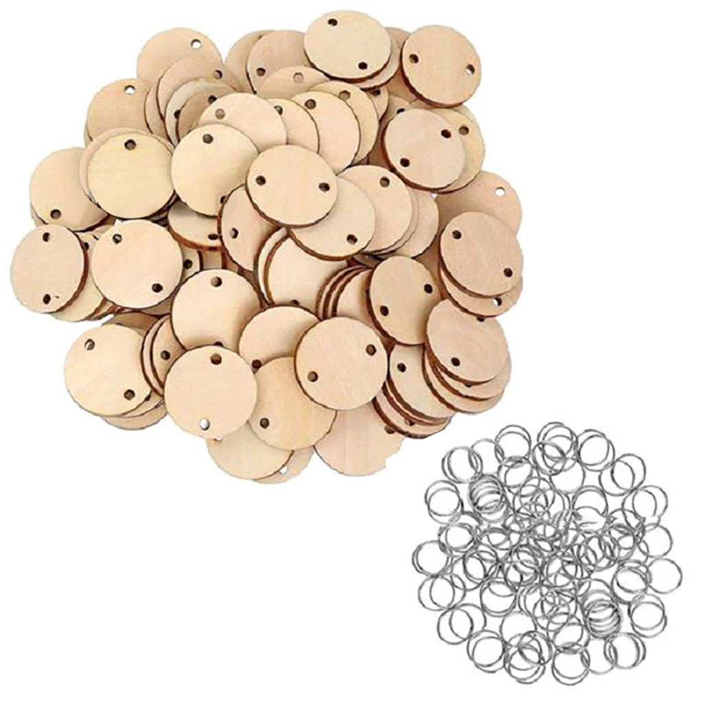 thumbnail image 2 of 50 Rodajas De Madera Con Agujeros Para Calendario De Cumpleaños Familiar Diy, 2 of 2